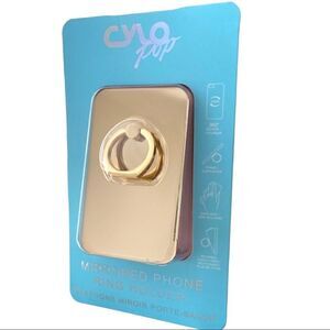Cylo Gold Mirror Phone Ring Stand